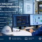Remote industrial automation engineering support for PLC SCADA EPLAN and control panel design